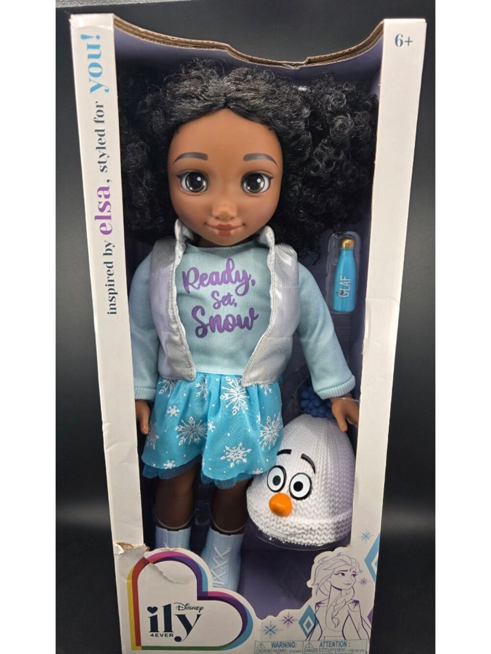 Disney ILY 4EVER Doll Inspired By Elsa With Accessories & Olaf Beanie 6+ Years